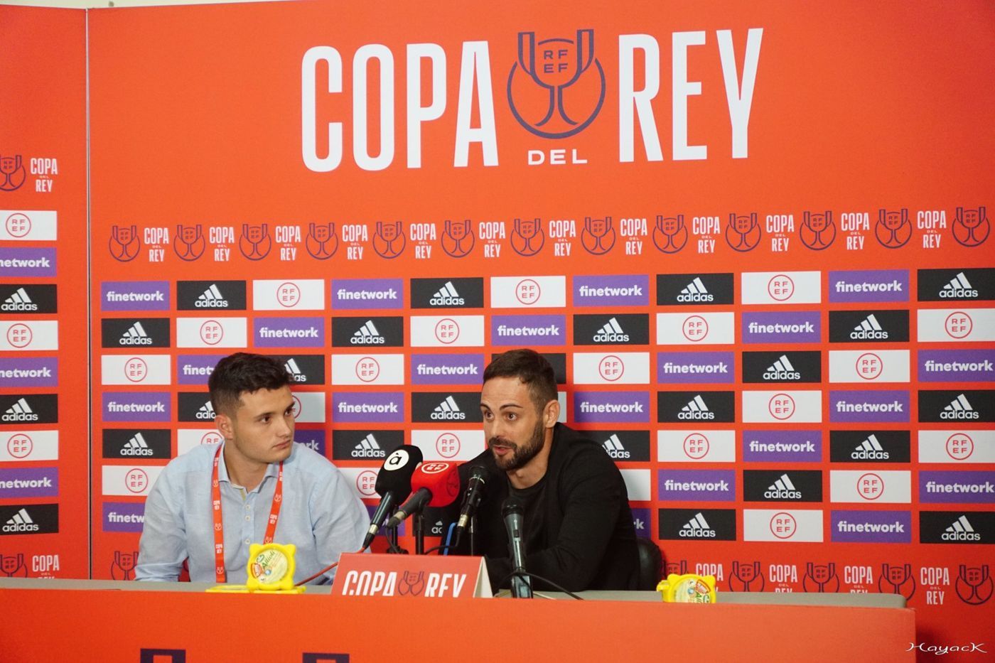 Rueda de prensa de Copa del Rey ante el Athletic Club
