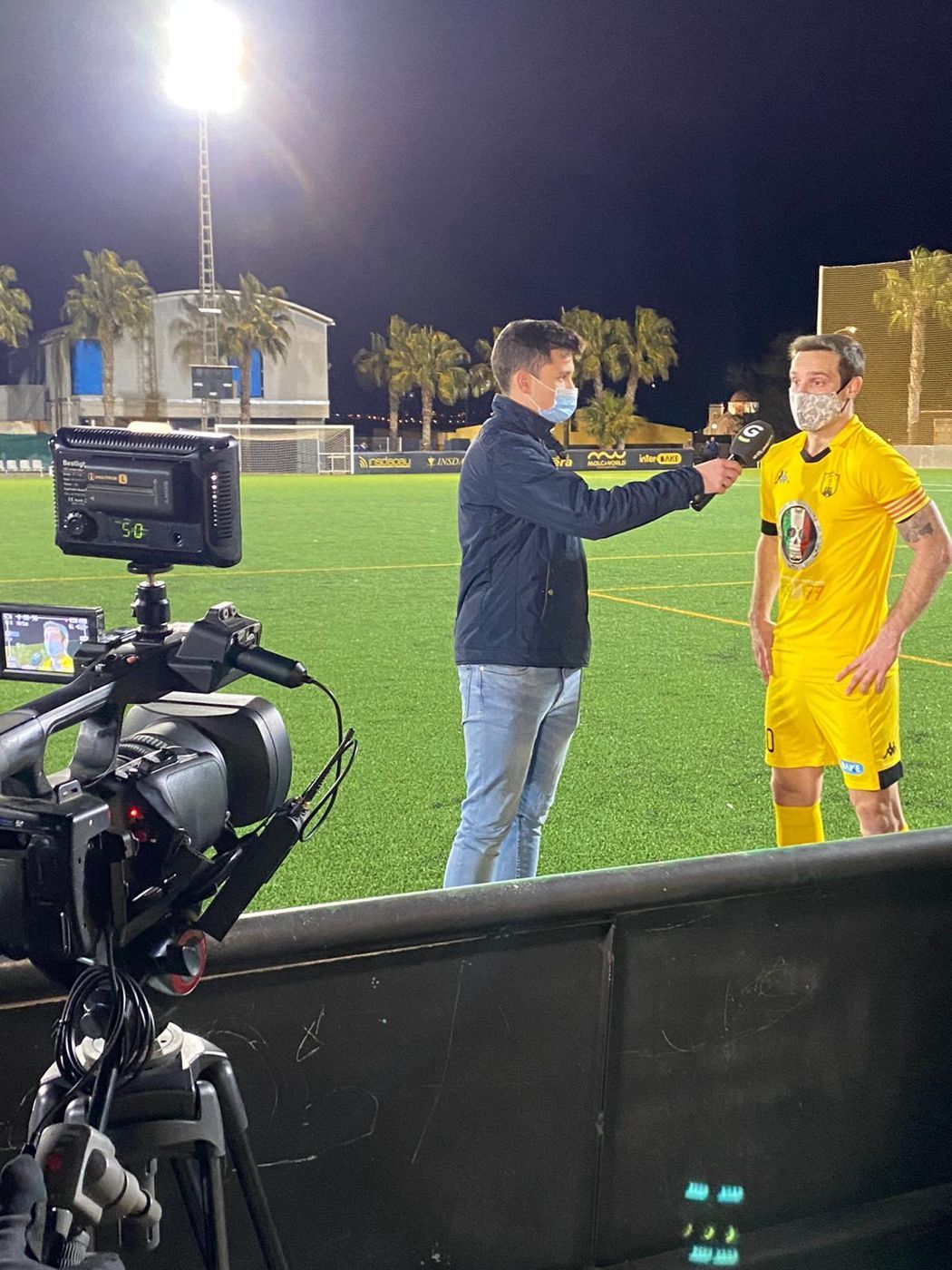Entrevista a pie de campo para Golsmedia Sports